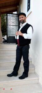 Χορευτής του Λαϊκού Εργαστηρίου Πάτρας με παραδοσιακή στολή, Ζαβλάνι 2022