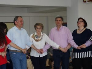 Χαρούμενη ατμόσφαιρα στο γλέντι του ευγηρείου Αγία Σκέπη, 2018