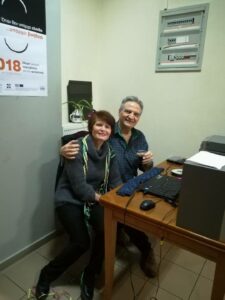 Χορευτές του Λαϊκού Εργαστηρίου Πάτρας σε φωτογραφία στο οικοτροφείο Κλίμακα, 2018