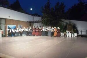 Στιγμιότυπο από την παράσταση του Λαϊκού Εργαστηρίου Πάτρας, Κηφισιά 2017