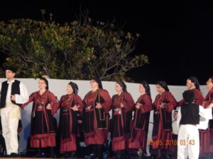 Στιγμιότυπο από την παράσταση στο φεστιβάλ χορού, Ζευγολατιό 2018