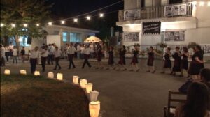 Χαρούμενη στιγμή χορού στην εκδήλωση λήξης εκπαιδευτικής περιόδου, 2019