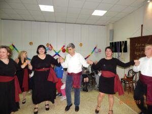 Χαρούμενη στιγμή στην αποκριάτικη εκδήλωση, Άσυλο Ανιάτων 2019