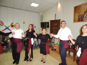 Χαρούμενη στιγμή στην αποκριάτικη εκδήλωση, Άσυλο Ανιάτων 2019