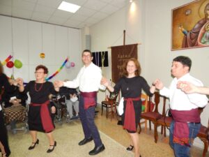 Χαρούμενη στιγμή στην αποκριάτικη εκδήλωση, Άσυλο Ανιάτων 2019