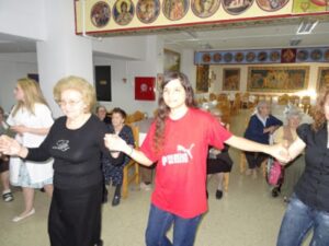 Στιγμή χαράς και χορού στο γλέντι της Αγίας Σκέπης, 2018