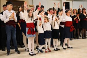 Αποχαιρετισμός εκδήλωσης απο το παιδικό τμήμα