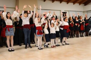 Αποχαιρετισμός εκδήλωσης απο το παιδικό τμήμα