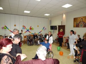 Χαρούμενη στιγμή στην αποκριάτικη εκδήλωση, Άσυλο Ανιάτων 2019