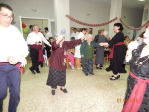 Χαρούμενη στιγμή στην αποκριάτικη εκδήλωση, Άσυλο Ανιάτων 2019
