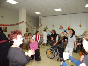Χαρούμενη στιγμή στην αποκριάτικη εκδήλωση, Άσυλο Ανιάτων 2019