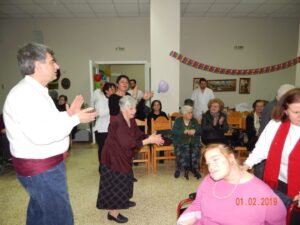 Χαρούμενη στιγμή στην αποκριάτικη εκδήλωση, Άσυλο Ανιάτων 2019