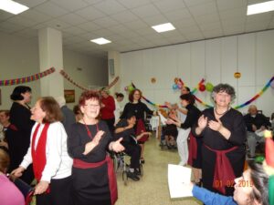 Χαρούμενη στιγμή στην αποκριάτικη εκδήλωση, Άσυλο Ανιάτων 2019